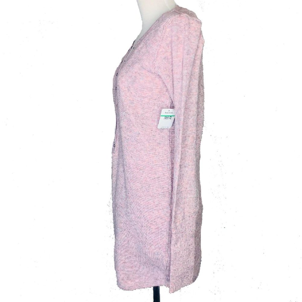 Free People Womens Large L Think Thermal Henley - Picture 3 of 11